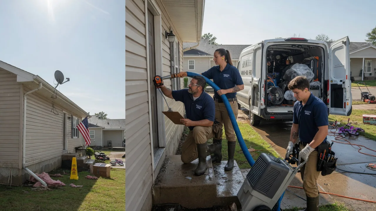 Ceiling Water Damage Restoration in Fries, VA near me